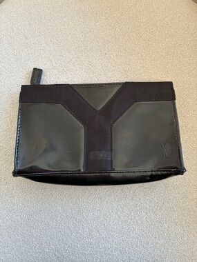 YSL beauty clutch black